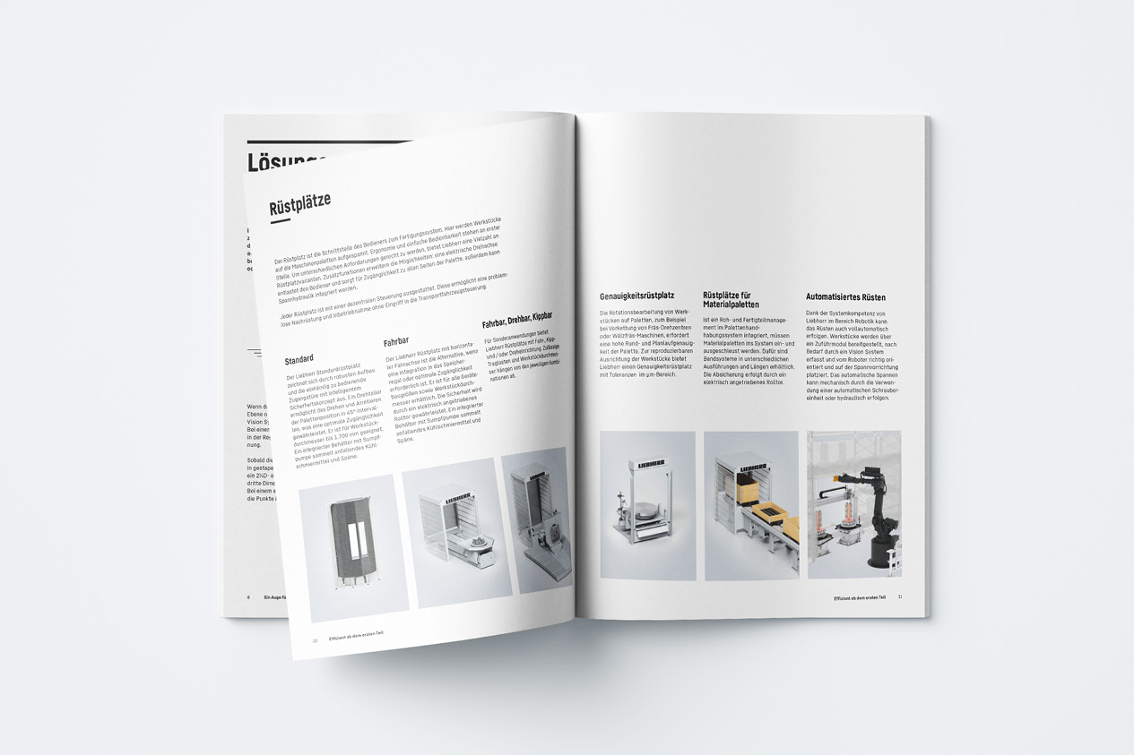 Inhaltsseite der Verzahntechnik mit Produktdetails